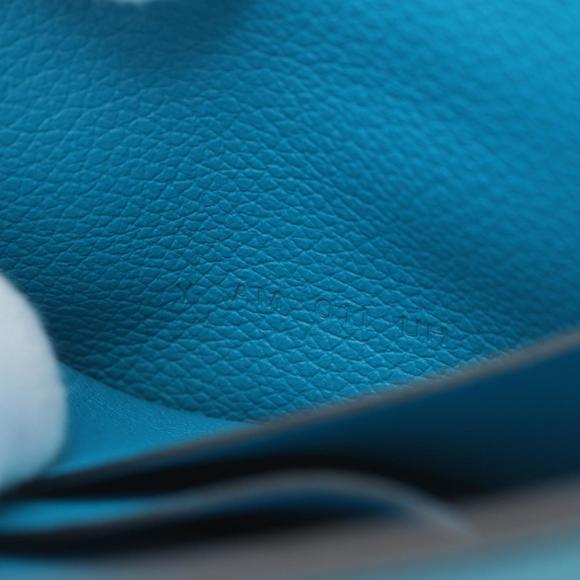 HERMES Blue Wallet - Picture 7 of 9